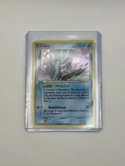 Suicune 4/17 Pop Series 2 Holo Foil Pokemon Card 2006 LP - Image 1