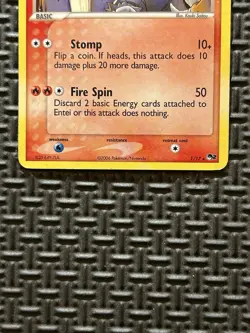Pokemon TCG Entei 1/17 Pop Series 2 (MP) Holo Rare Card - Image 5