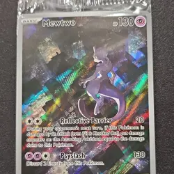 Pokemon Mewtwo 052 Scarlet & Violet Promo Holo Card 130 HP English TCG - Image 1