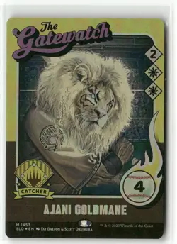 Ajani Goldmane FOIL - Secret Lair Magic: The Baseballing MTG NM - Image 1