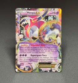 Pokemon TCG: Hoopa EX 36/98 - Ultra Rare - Ancient Origins - *LP w/Small Crease* - Image 1