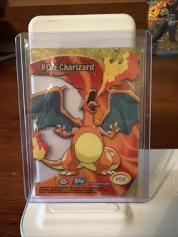 Pokemon TCG Charizard #06 Topps Clear Series PC3 Nintendo Rare TV Animation - Image 2