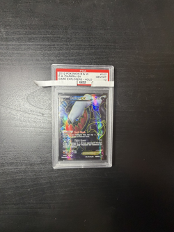2012 POKEMON B&W F.A DARKRAI EX DARK EXPLORERS HOLO PSA 10 - Image 1