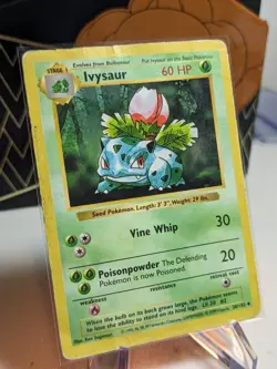 Pokemon TCG - Shadowless Ivysaur Base Set 30/102 - Uncommon 1999 - WOTC - HP - Image 2