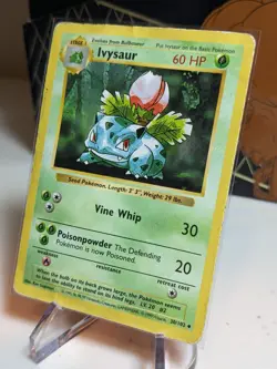 Pokemon TCG - Shadowless Ivysaur Base Set 30/102 - Uncommon 1999 - WOTC - HP - Image 3