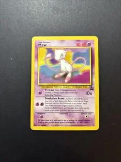 Mew 08/53 WOTC Black Star Promo Regular Pokemon TCG LP/MP - Image 1