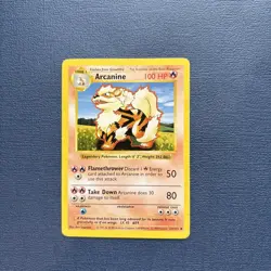 Pokemon Vintage WoTC Arcanine 23/102 Base Set Shadowless LIGHT PLAY - Image 1