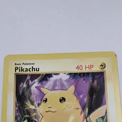 Pikachu 58/102 YELLOW CHEEKS Base Set Shadowless Vintage Pokemon WoTC 1999 HP - Image 2