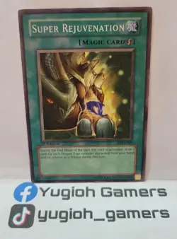 YUGIOH SUPER REJUVENATION DCR-047 1 ST EDITION COMMON PLAYED - Image 1