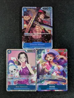 2022 One Piece Romance Dawn English DRACULE MIHAWK/ BOA HANCOCK/ ALVIDA Lots - Image 1