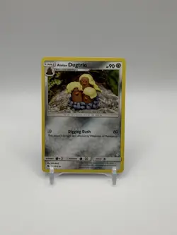 Alolan Dugtrio 123/214 Uncommon Yuka Morii SM - Lost Thunder Pokemon Card - Image 1