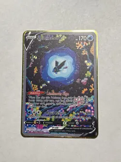 New Lumineon V Crown Zenith: Galarian Gallery GG39/GG70 Gold Metal Fan Art Card - Image 1