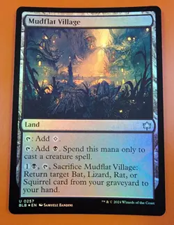 1x Mudflat Village | FOIL | Bloomburrow | MTG Magic Cards - Image 1