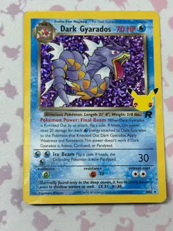 Dark Gyarados - 8/82 - Pokemon Celebrations Classic Collection Holo Rare Card NM - Image 1