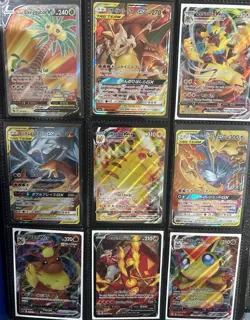 Pokemon Card Binder Collection EX GXVMAX TAG TEAM Full Art Ultra Rare Lot EN JP - Image 1