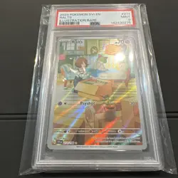 Pokemon TCG Ralts Scarlet & Violet Base Set Holo Illustration Card 211/198 PSA 9 - Image 2