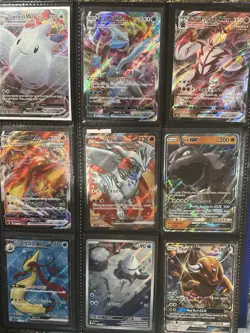Pokemon Card Binder Collection EX GXVMAX TAG TEAM Full Art Ultra Rare Lot EN JP - Image 1