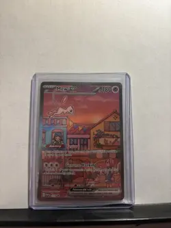 Mew EX SVP en 053 Black Star Promo Full Art Holo Card 151 UPC S&V SIR/SAR - Image 1
