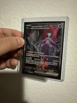 Pokemon Team Rocket's Mewtwo EX Holo Psychic 280 HP Card 231/182 - Image 3