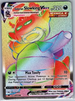 Galarian Slowking VMAX (Secret) 207/198 Chilling Reign - Pokemon Card - NM - Image 1