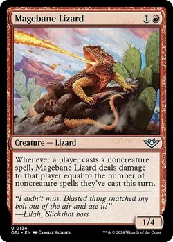 Magic The Gathering MTG MAGEBANE LIZARD Outlaws of Thunder Junction NM Near Mint - Image 1