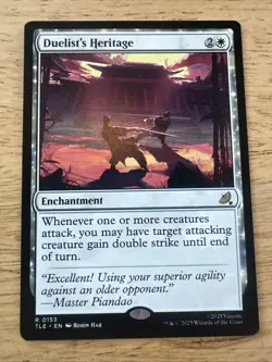 Duelist's Heritage - 153 - NM - Avatar: The Last Airbender - MTG - Image 1