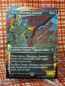 Jirina, Dauntless General Halo Foil 212 MTG MoM Aftermath NM/M - Image 1