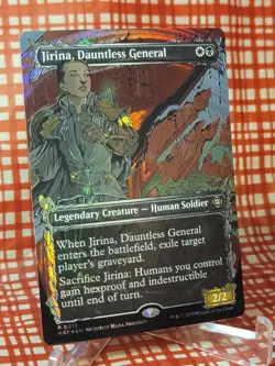 Jirina, Dauntless General Halo Foil 212 MTG MoM Aftermath NM/M - Image 2