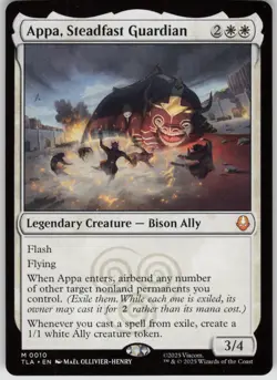 MTG Appa, Steadfast Guardian Normal NM Avatar: The Last Airbender Magic 10 - Image 1