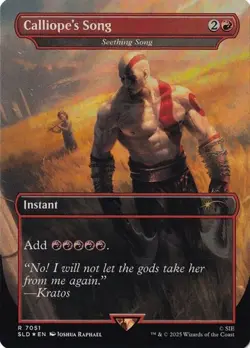 1x Seething Song "Calliope's Song" - Extended Art NM Eng MTG - Secret Lair Drop - Image 1