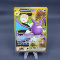Team Rocket's Crobat ex 242/182 Gold Destined Rivals Hyper Rare Pokemon NM - Image 1