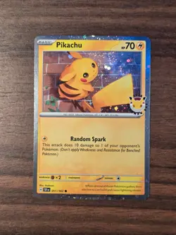 Pokemon Pikachu Promo Holo 051/162 TEF English 2026 Pokemon Day - Image 1