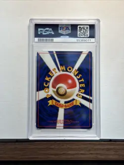 1998 Pokemon Japanese Gym Brock’s Rhydon Holo #112 PSA 7 NM 🔥 Swirl - Image 4