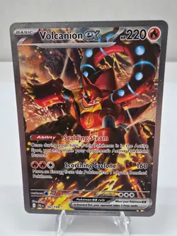 Pokemon VOLCANION EX 182/159 SIR Journey Together SPECIAL ILLUSTRATION RARE - Image 1