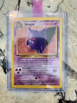 Gengar #20 Pokemon Fossil Set (WotC 1999) Non-Holo/Regular/Unlimited (LP) - Image 1