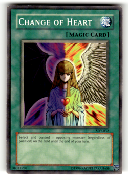 Change of Heart SDY-032 Unlimited Common Starter Deck: Yugi LP - Image 1