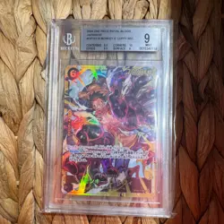 One Piece Monkey D. Luffy OP10-118 SEC JAP BGS 9 MINT - Image 1