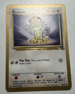 Meowth - (Gold Bordered Promo) 56/64 Miscellaneous Cards & Products Regular - Image 1