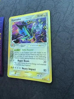 Pokemon Card Gyarados EX Holon Phantoms 8/110 Reverse Holo Rare 007🔥MP🔥 - Image 3