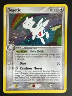 Togetic - 14/109 - Pokemon Ex Team Rocket Returns Holo Rare Vintage NM - Image 1