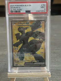 Pokemon Zekrom EX TCG Ultra Rare Black Bolt SV 158/086 - Image 2