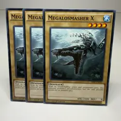 3x Yugioh Megalosmasher X SR04-EN003 Common - LP-NM 💎 - Image 1