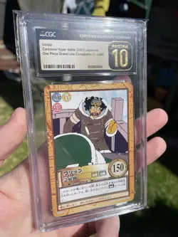 Usopp C495 One Piece Cardass Bandai Japan TCG Pristine CGC 10 Pop 1 Vintage OP! - Image 1