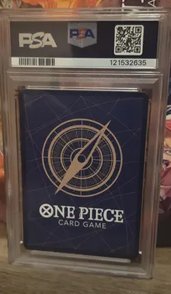 2025 ONE PIECE OP11-A FIST OF DIVINE SPEED #119 SANJI SPECIAL ALT ART PSA 10 GEM - Image 2