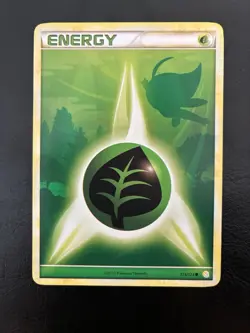 Grass Celebi Energy 115/123 - HGSS - Pokemon Card - LP + - Image 1