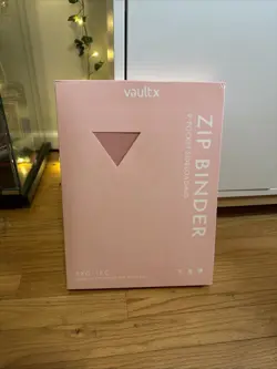 Vault X Just Pink 9-Pocket Exo-Tec Zip Binder - 360 Cards - New - Image 1