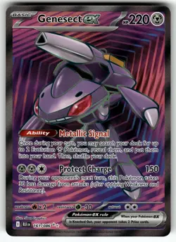 Genesect ex 161/086 SV: Black Bolt NM Pokemon Card TCG - Image 1