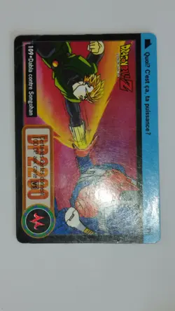 Carte Dragon Ball Z Carddass Hondan 109 FR rare card DP vf 755 Dabura Dabla - Image 1