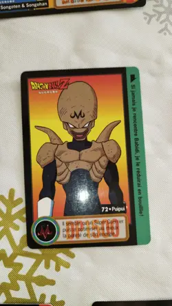 Carte Dragon Ball Z Carddass Hondan 72 FR rare card DP vf 718 Puipui Babidi Pui - Image 1
