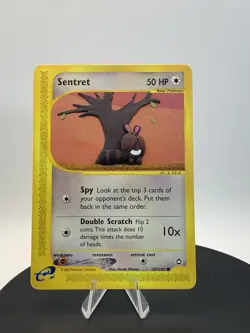 Sentret 107/147 Aquapolis Regular Common 2002 Pokemon Card - Image 4